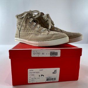 Coach Pita Perf Suede Hi-Top Sneakers
